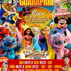Ingresso Circo Orlando  |Guarapari - ES | 08/12/2025 - Segunda-Feira 20hs