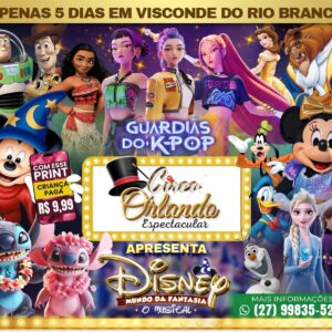 Ingresso Circo Orlando  |Visconde do Rio Branco - MG | 19/06/2026 - Sexta-Feira 19hs